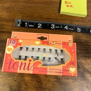 5/$20 IONI 3D Curl Faux Mink Eyelash Extensions Wispy dramatic flare ak